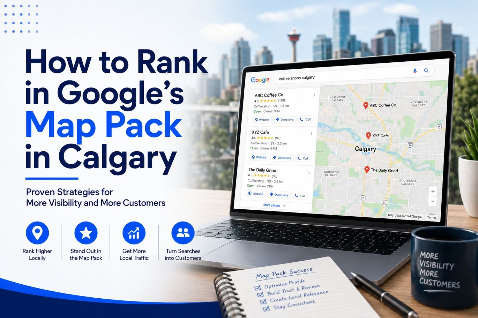 Google Map Pack Ranking in Calgary